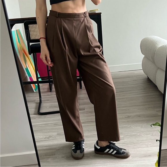 The Frankie Shop Pants - The Frankie shop brown trouser size M